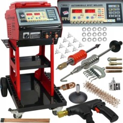 Sheet metal welding machine SPOTTER TECNO 8000 400V IDEAL trolley