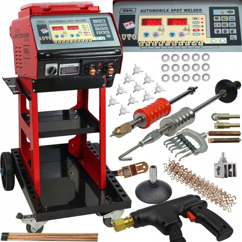 Zgrzewarka do blach SPOTTER TECNO 8000 400V Wózek IDEAL