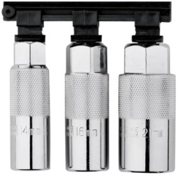 Nasadki klucze nasadowe do świec 14 16 21mm Zestaw kluczy 3 el.