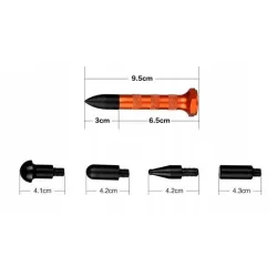 PDR car body dent extraction set with Magnus lamp