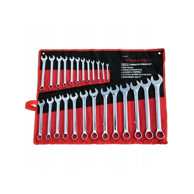 Klucze płasko oczkowe 6-32 mm zestaw kluczy neilsen