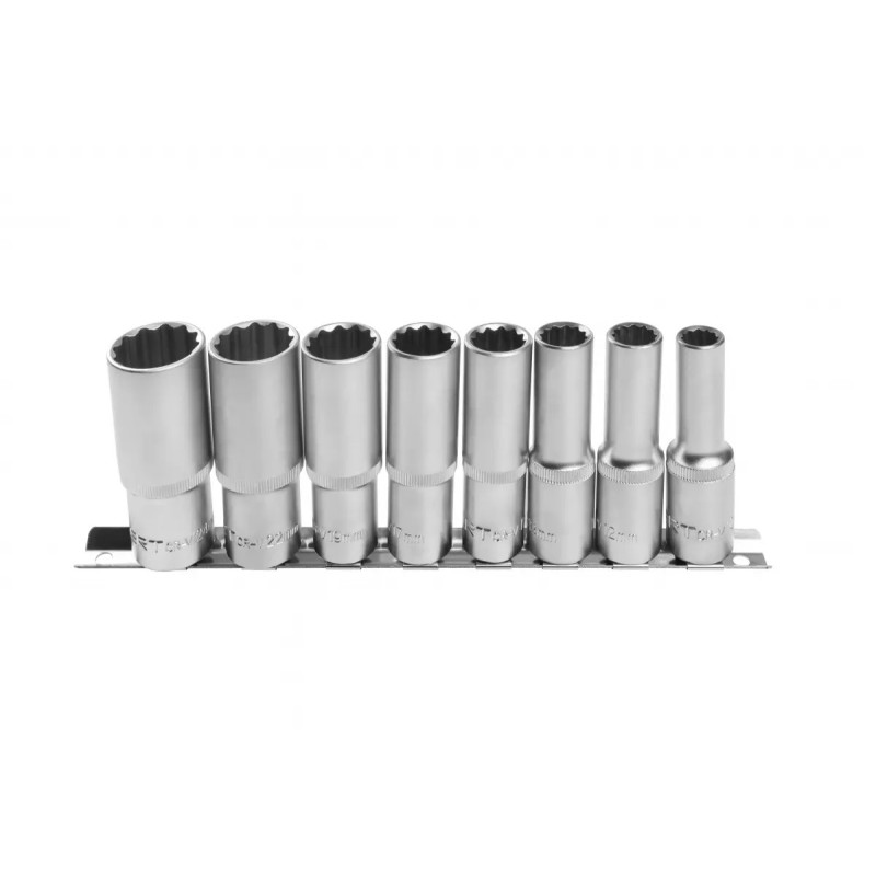 Klucze nasadowe nasadki 12 kątne długie 1 2 8 EL Hogert