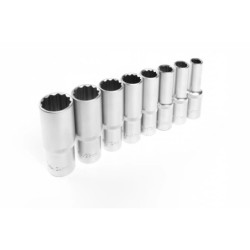 Klucze nasadowe nasadki 12 kątne długie 1/2 " 8 EL Hogert