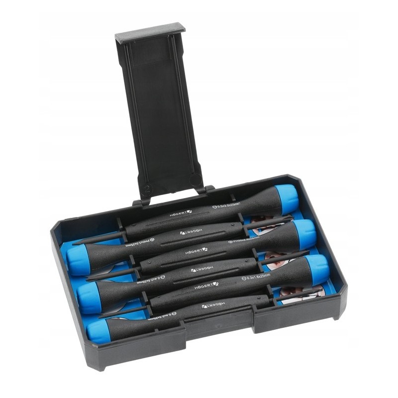 Zestaw wkrętaki precyzyjne z magnesem 6 El Hogert
