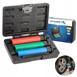 Nasadki do Felg długie alu do Kół Zestaw 3szt 1/2 17 19 21 HT4R106