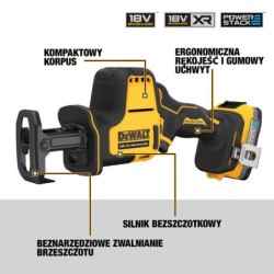 Pilarka piła szablasta lisica 18V XR akumulatorowa Dewalt DCS369N