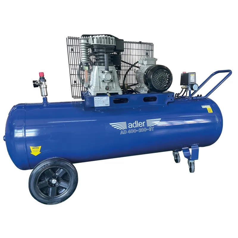 Kompresor sprężarka tłokowa olejowa 200 L 400V 10 BAR Adler