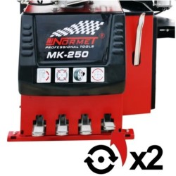 Zestaw maszyn Montażownica MK-250 wyważarka WK-650 ramie pomocnicze NORMET