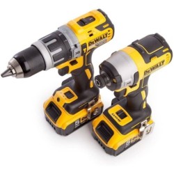 Zestaw Combo Wkrętarka DCD796 Zakrętarka DCF887 2 x Aku Walizka 18V Dewalt