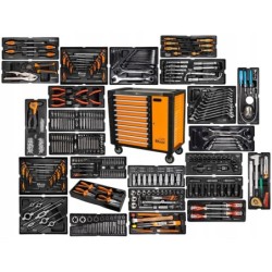 Szafka narzędziowa wózek warsztatowy szeroki 533 El 7 szuflad Corona