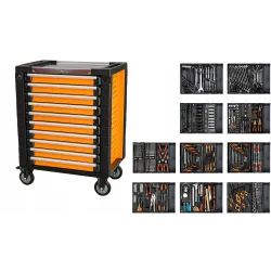 Tool cabinet workbench trolley 534 El 10 drawers Corona