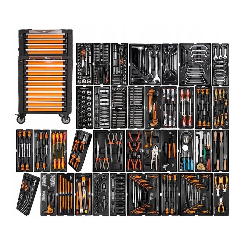 Szafka narzędziowa wózek warsztatowy 646 El 10szuflad Nadstawka Corona Richmann