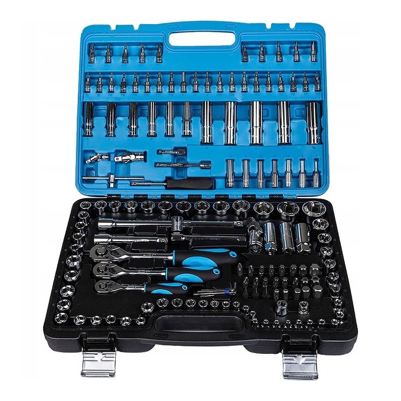 Walizka narzędziowa klucze nasadowe 1 4 3 8 1 2 150 El Corona