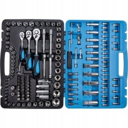 Walizka narzędziowa klucze nasadowe 1/4 3/8 1/2 150 El Corona