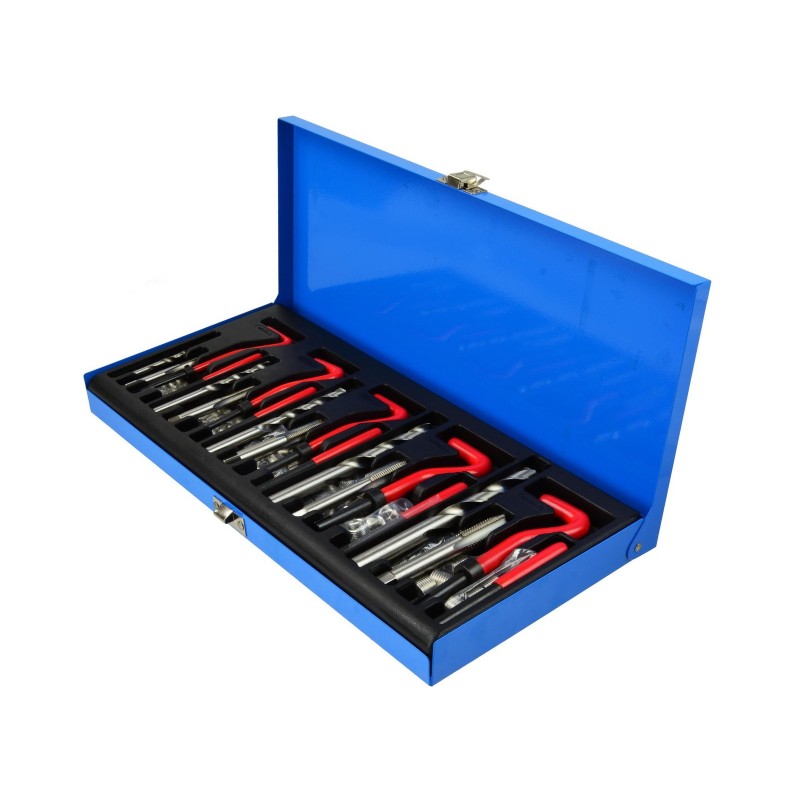 Zestaw do naprawy gwintów m5 m6 m8 m10 m12 gwintowniki 131el Helicoil Resser