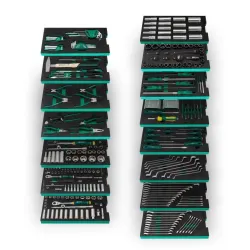 Візок для інструментів Sata 360 інструментів 7 шухляд COMBO L BLACK