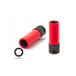 Impact socket for 17 mm Mercedes Maybach alu wheel lock bolts