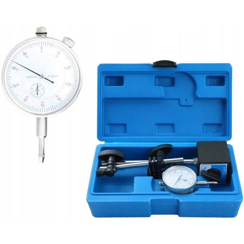 Statyw magnetyczny z czujnikiem zegarowym 0-10mm Resser