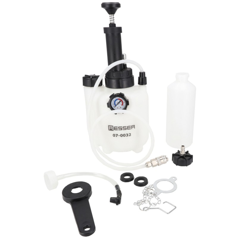 Pompka do odpowietrzania hamulców i wymiany płynu hamulcowego 3L RESSER