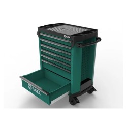 Sata wózek narzędziowy 416 EL COMBO XL GREEN szafka narzędziowa 7 szuflad