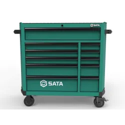 Sata wózek narzędziowy 452 EL COMBO XXL GREEN szafka narzędziowa 11 szuflad
