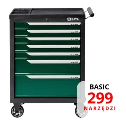 Sata wózek narzędziowy 299 EL BASIC szafka narzędziowa 7 szuflad
