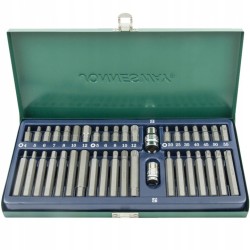 Zestaw klucze bity spline imbus hex torx 40el w walizce Jonnesway