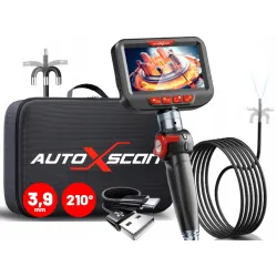 Kamera inspekcyjna endoskop 3.9 mm z 210 skrętną głowicą AUTOXSCAN