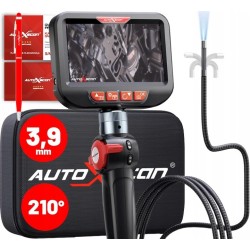 Kamera inspekcyjna endoskop 3.9 mm z 210 skrętną głowicą AUTOXSCAN