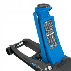 Podnośnik żaba hydrauliczny 5T nisko profilowy szybki min-96mm, max-595mm z pedałem