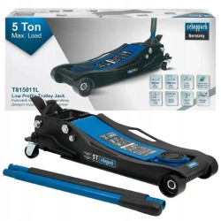 Podnośnik żaba hydrauliczny 5T nisko profilowy szybki min-96mm, max-595mm z pedałem