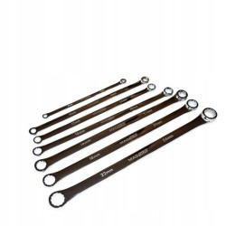 Klucze oczkowe extra długie 8–24 mm 7 szt do napinaczy i rolek długie klucze warsztatowe Magnus