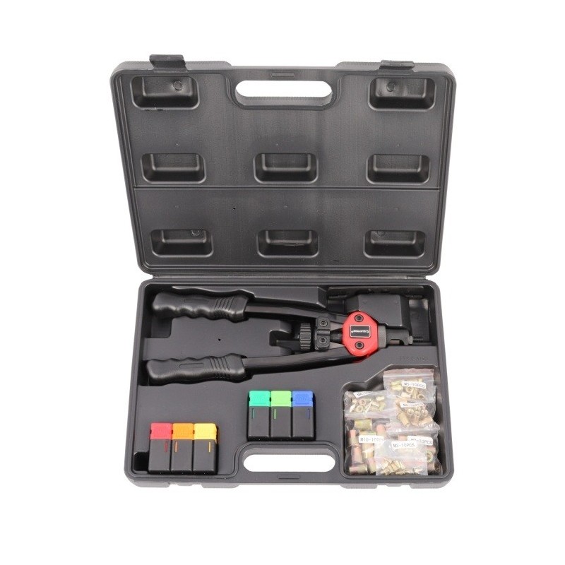 Nitownica do nitonakrętek M3–M10 zestaw głowic nitonakrętki Quatros