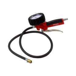 Pistolet do pompowania z manometrem 12 bar Certyfikat Kalibracja ROOKS