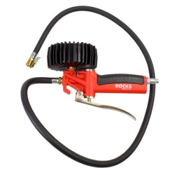 Pistolet do pompowania z manometrem 12 bar Certyfikat Kalibracja ROOKS