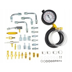 Tester ciśnienia paliwa benzyna 0–20 BAR zestaw XXL miernik układu wtryskowego Falcon