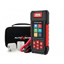 Tester akumulatora 12V/24V PRO z drukarką miernik CCA test ładowania rozruchu AUTOXSCAN