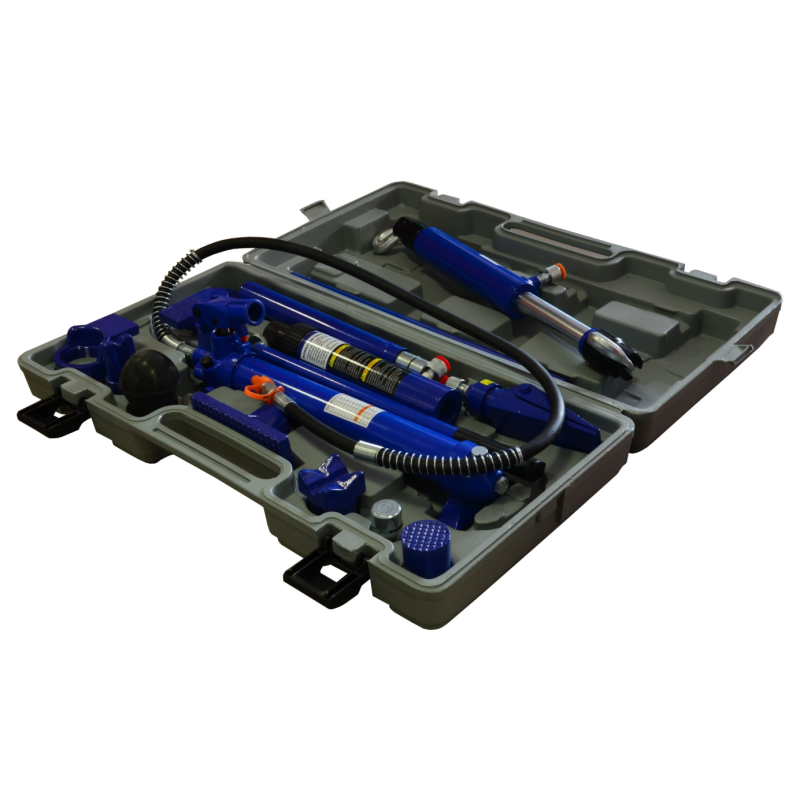 Hydrauliczny zestaw blacharski hak rozpieraki 20t