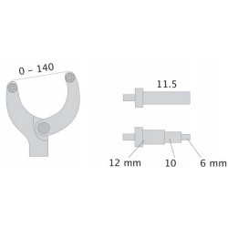 Chwytak klucz do kół pasowych rozrządu klucz regulowany 0–140 mm ASTA