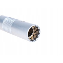 Nasadka klucz do świec zapłonowych 14 mm 3/8 " przegubowa cienkościenna 12-kąt
