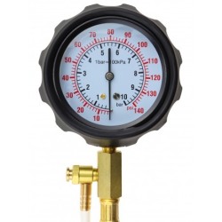 Tester tlaku vstrekovania benzínu 0-10 bar 140 PSI vstrekovač + adaptéry Magnus