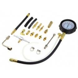 Tester ciśnienia wtrysku paliwa benzyna 0–10 bar 140 PSI miernik wtrysku + adaptery Magnus