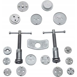 Zestaw do wyciskania cofania tłoczków hamulcowych 18 el Resser