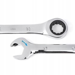 Sata klucze płasko oczkowe z podwójną grzechotką 12 1szt x-beam