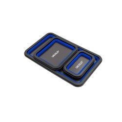 Miseczki magnetyczne silikonowe składane 3 szt. tacki warsztatowe z magnesem Grosley