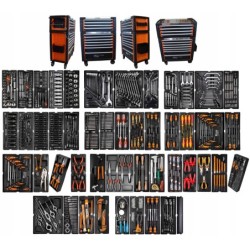 Wózek narzędziowy warsztatowy 805 elementów corona