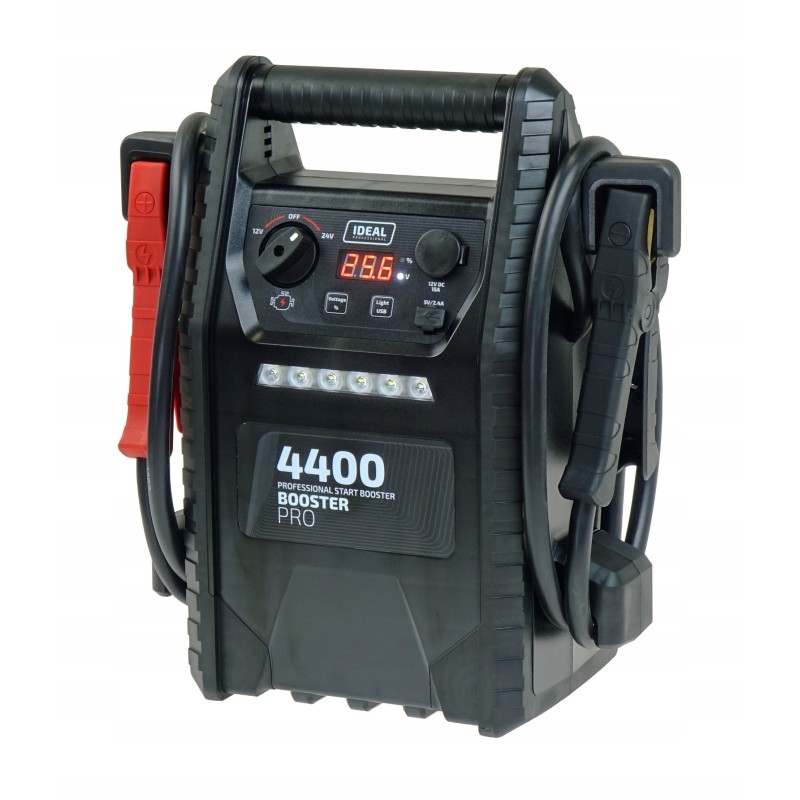 Booster rozruch 12/24V 4400A  starter akumulatorowy power bank samochodowy IDEAL