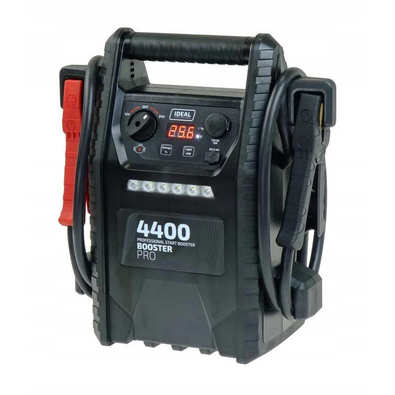 Booster rozruch 12/24V 4400A  starter akumulatorowy power bank samochodowy IDEAL