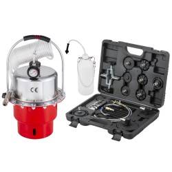 Zestaw do odpowietrzania hamulców urządzenie do wymiany płynu hamulcowego QUATROS