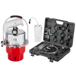Brake bleeding kit QUATROS brake fluid replacement device